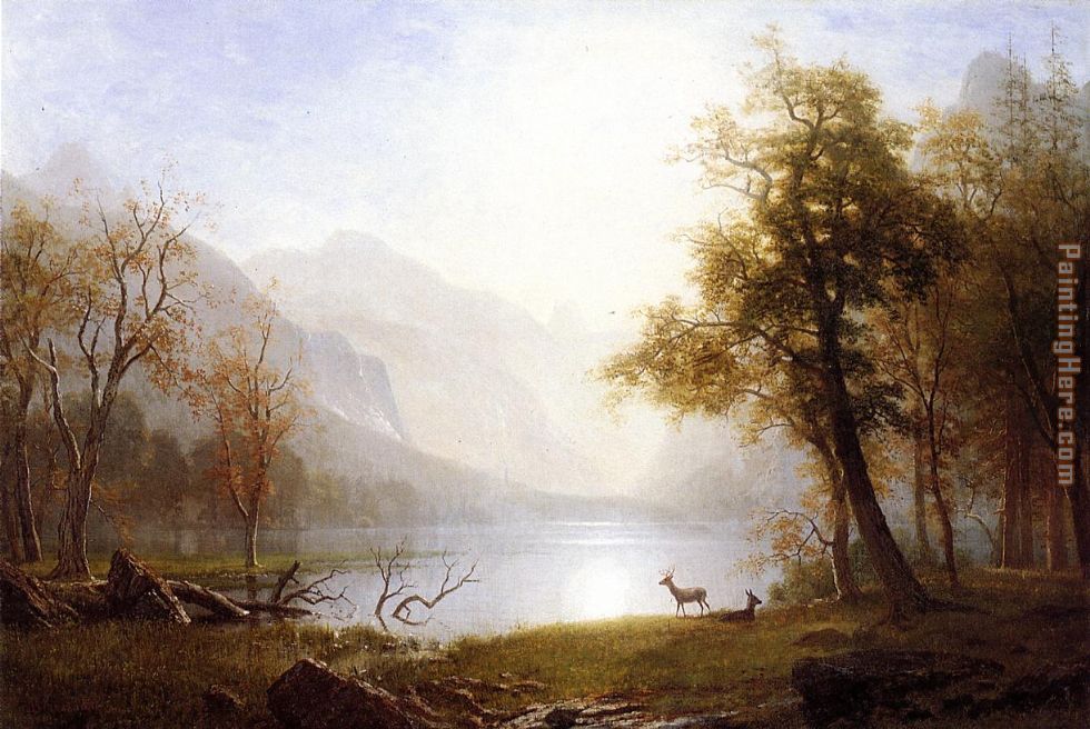 Albert Bierstadt Valley in Kings Canyon